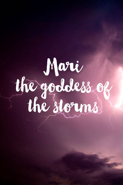 Mari la diosa de las tormentas